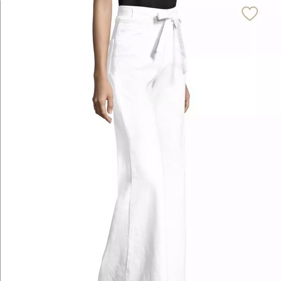 Frame belted palazzo pants size 26 - Picture 1 of 8